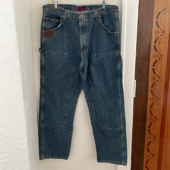 RIGGS WORKWEAR BY WRANGLER Men's Utility Jeans Size 40X34 - Picture 3 of 10